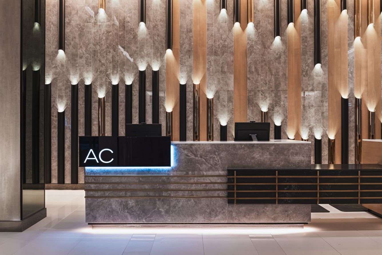 AC Hotel Las Vegas Symphony Park front desk