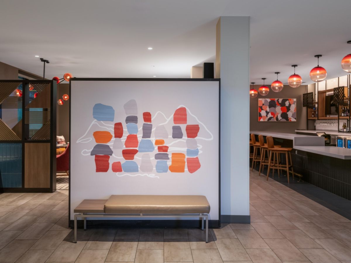 Atwell Suites Henderson lobby and bar
