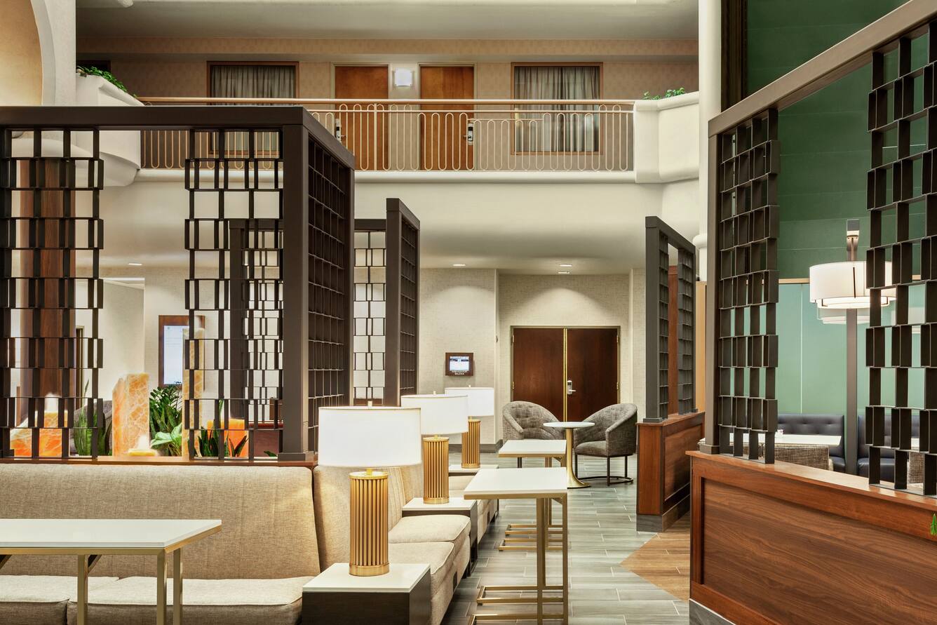 Embassy Suites by Hilton Convention Center lobby seating