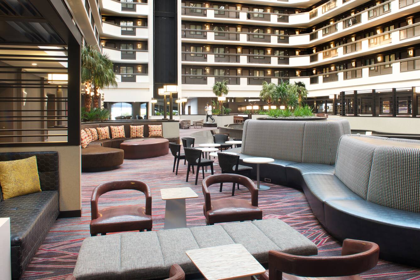Embassy Suites by Hilton Las Vegas atrium seating