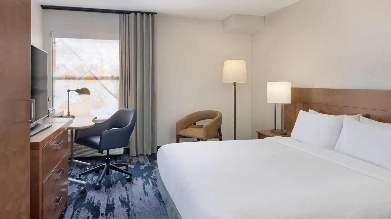 ADA King Guestroom - Fairfield Inn Las Vegas Convention Center Guest Rooms ADA King Guestroom
