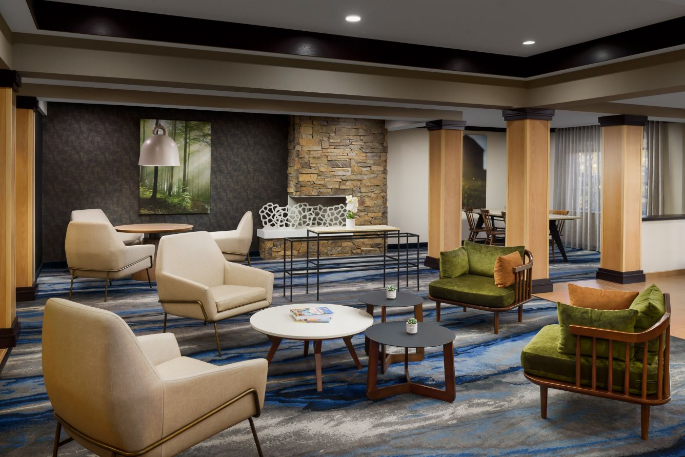 Fairfield Inn and Suites Las Vegas Stadium guest lobby