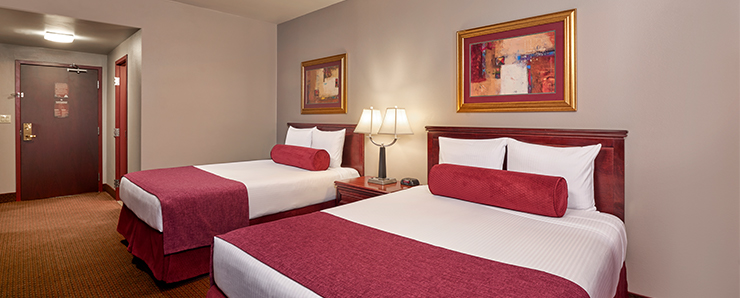 Four Queens premium room interior