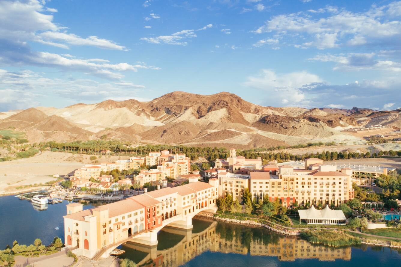 Hilton Lake Las Vegas Resort & Spa aerial resort exterior