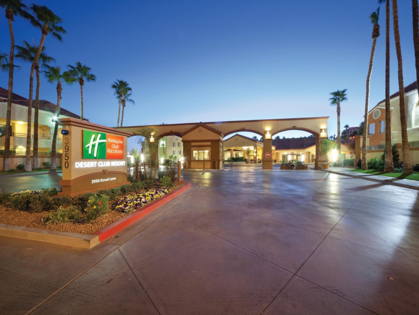 Holiday Inn Club Vacations at Desert Club Resort official resort entrance