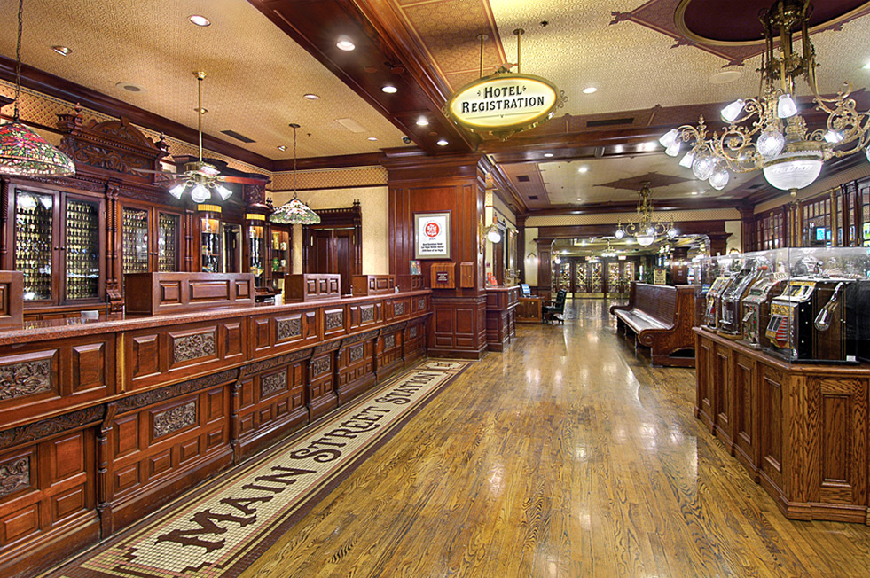 Main Street Station Casino Brewery Hotel registration lobby