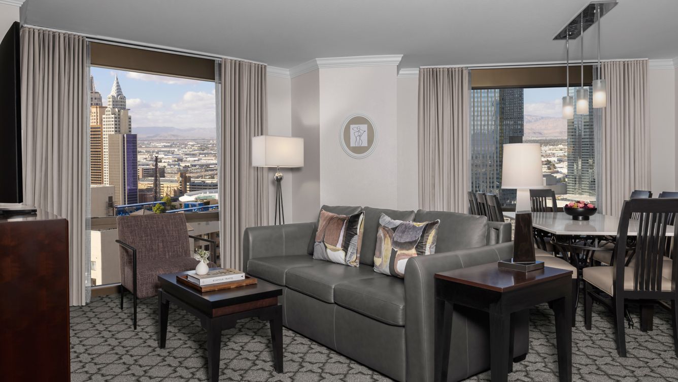 Las Vegas Family Resort - Marriott's Grand Chateau Villas Two and Three-Bedroom Villa - Living Area