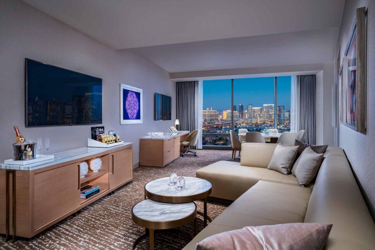 Palms Casino Resort Fantasy Executive Suite living area