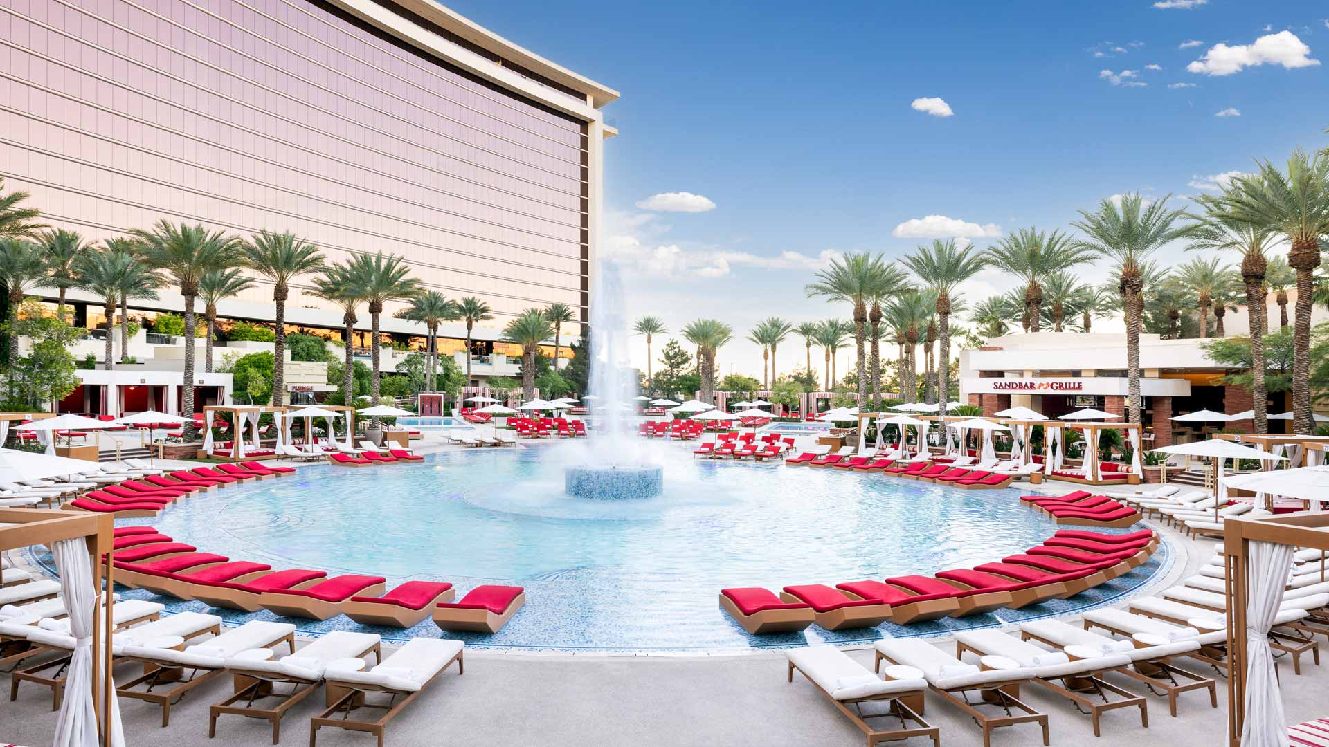 Red Rock Resort main pool and hotel tower