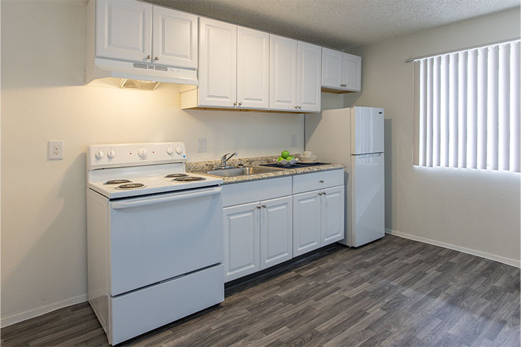 Siegel Suites Checkmate suite kitchen