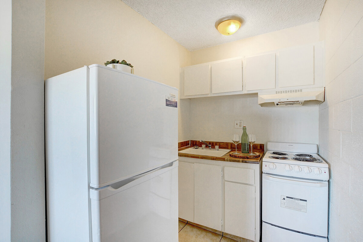 Siegel Suites Twain suite kitchen