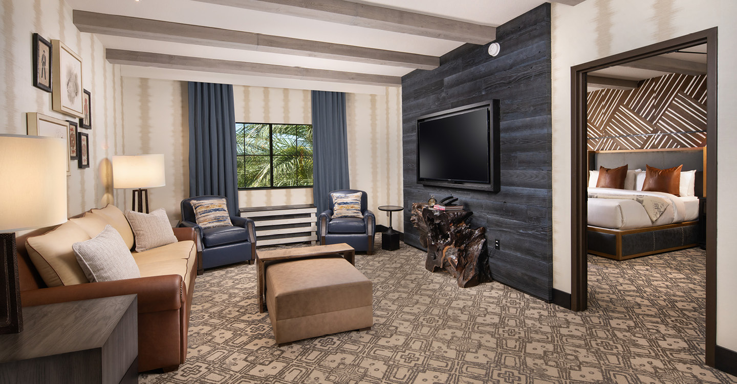 Silverton Casino Lodge Luxe Lodge Suite living area