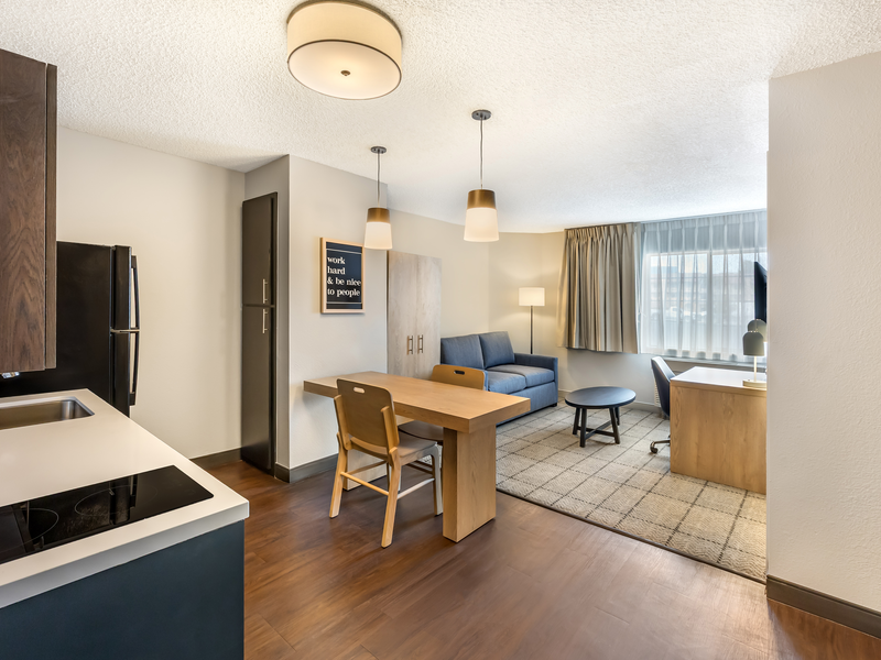 Sonesta Simply Suites Las Vegas + One Bedroom Suite + Living Room