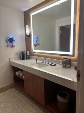 South Point remodeled guest bathroom vanity