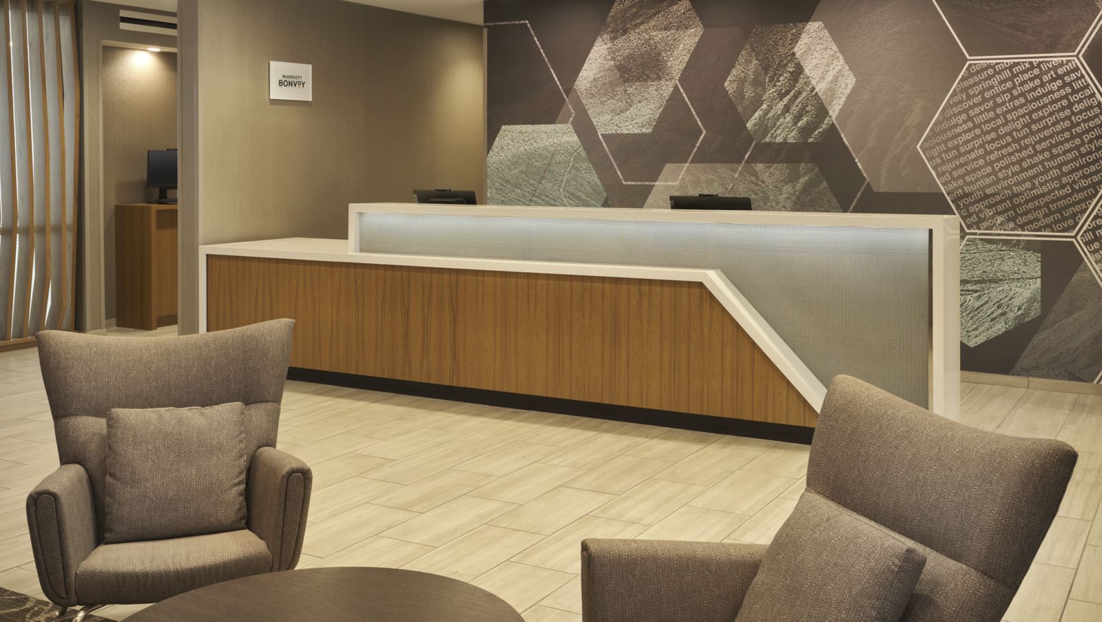 SpringHill Suites Las Vegas Airport lobby reception