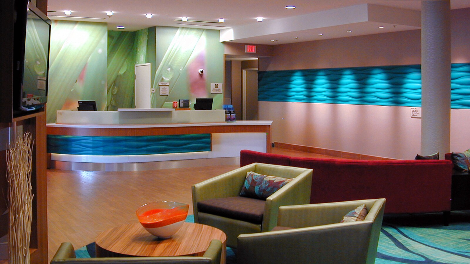SpringHill Suites Las Vegas North Speedway front desk