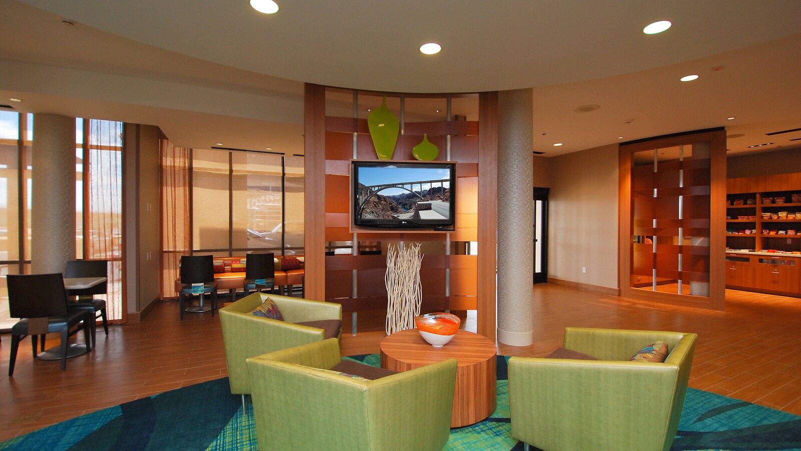 SpringHill Suites Las Vegas North Speedway hotel lobby