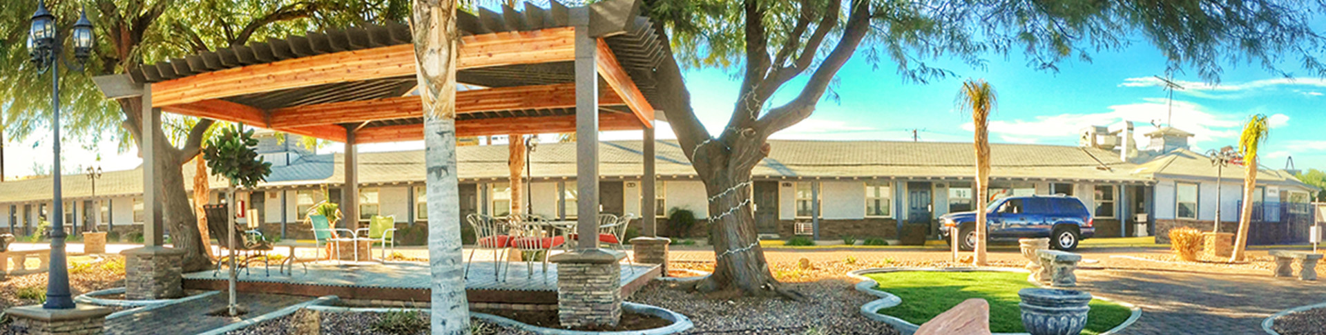 Sterling Garden Hotel official property courtyard