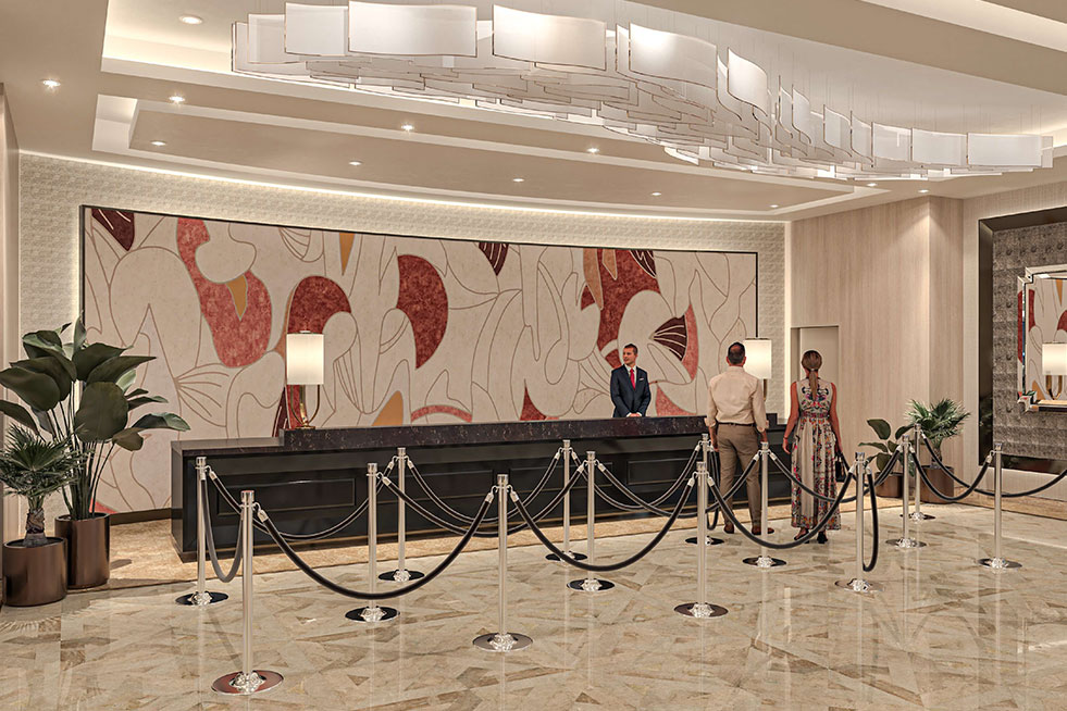 Suncoast Hotel and Casino front desk