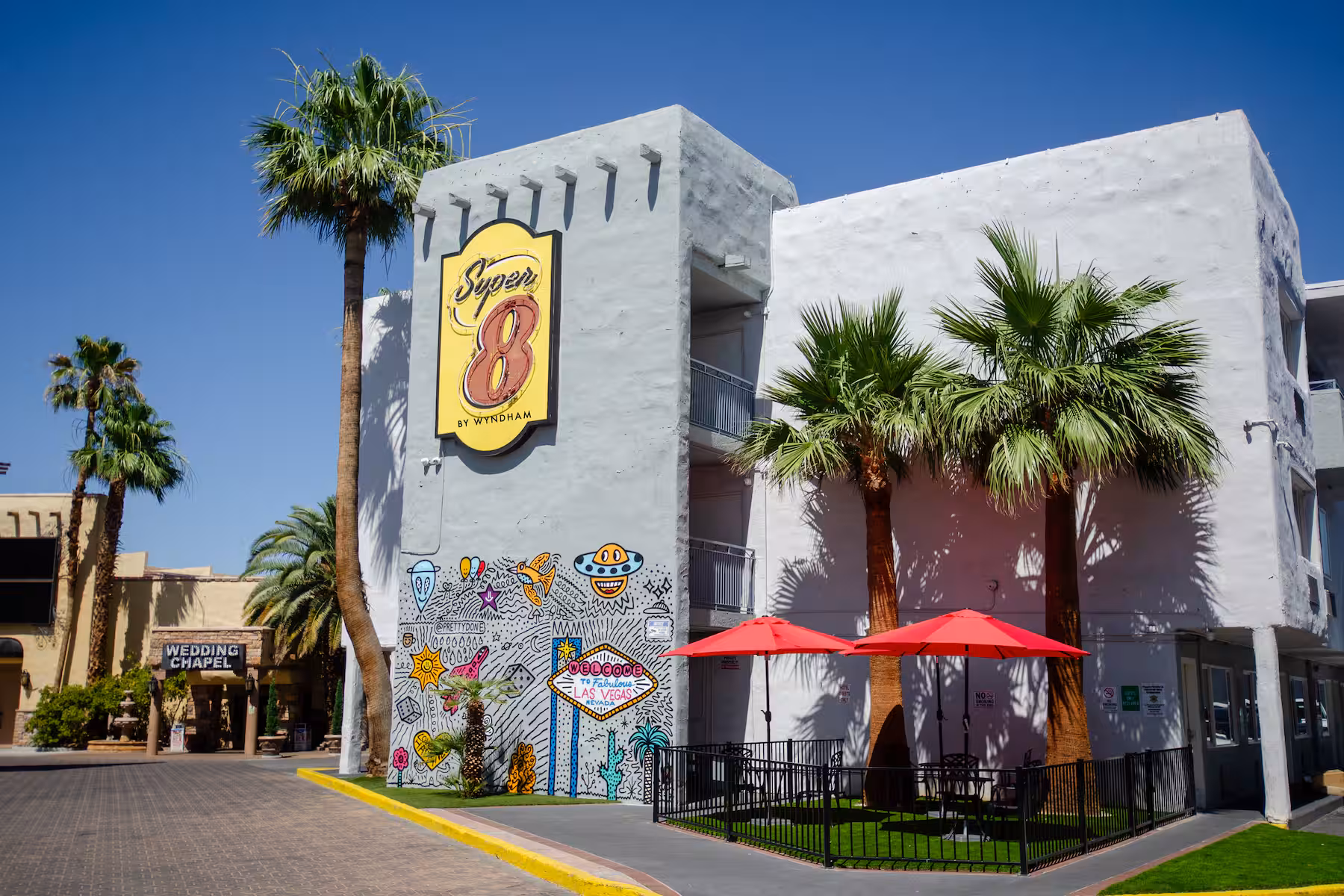 Super 8 by Wyndham Las Vegas North Strip/Fremont St official property exterior