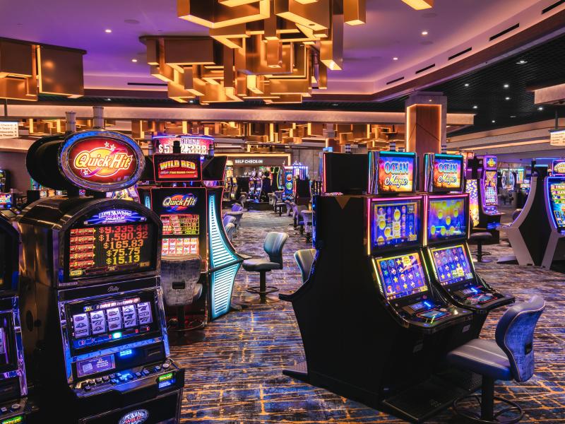 The STRAT Hotel Casino and Tower casino floor