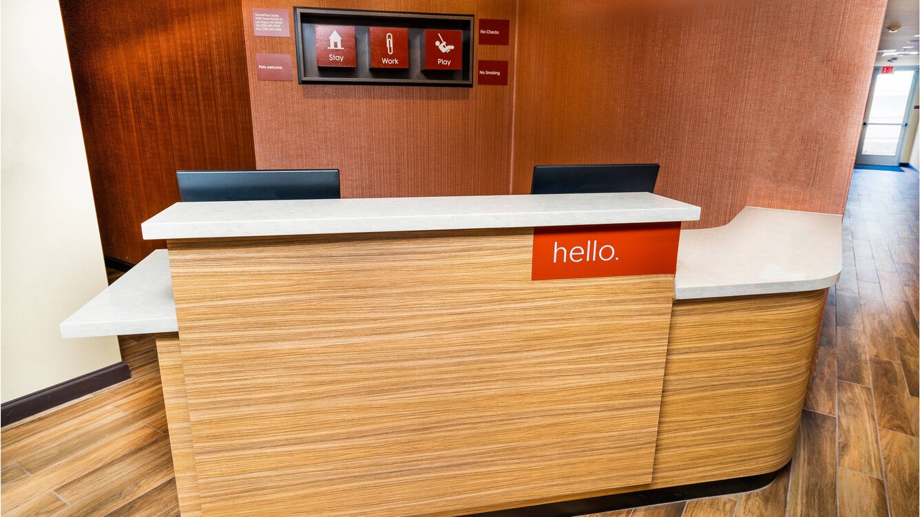 Front Desk - TownePlace Suites by Marriott Las Vegas Stadium District Hotel View Front Desk